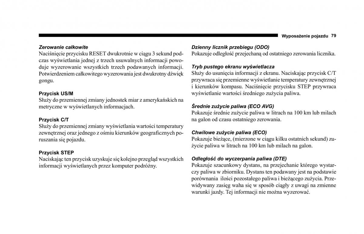 Jeep Cherokee KJ instrukcja obslugi / page 80