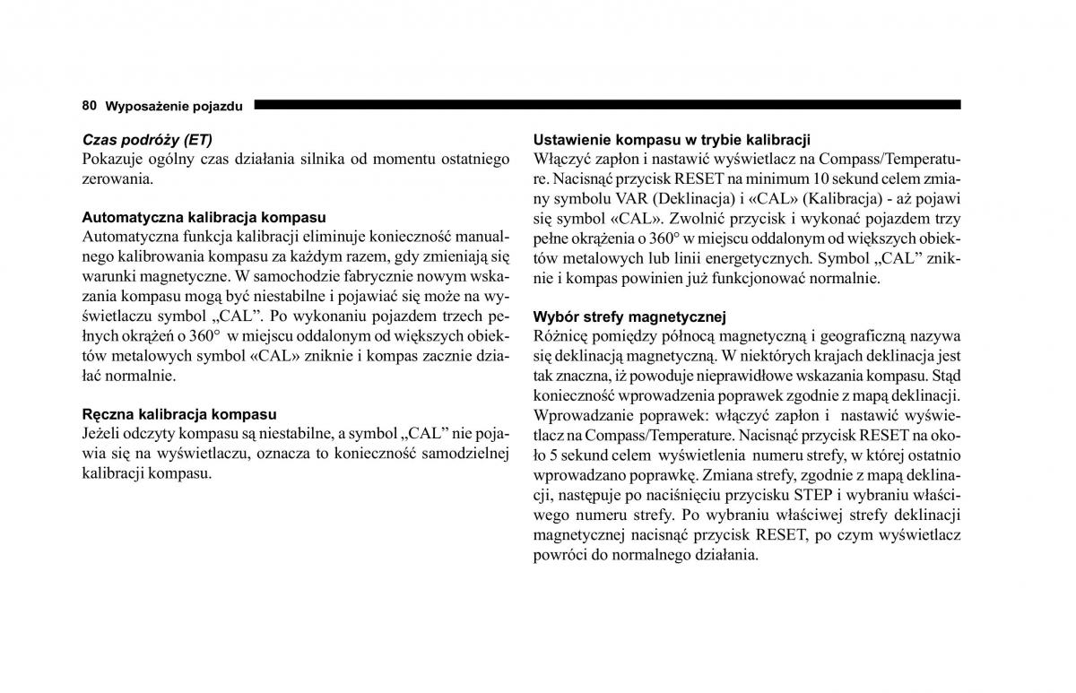 Jeep Cherokee KJ instrukcja obslugi / page 81