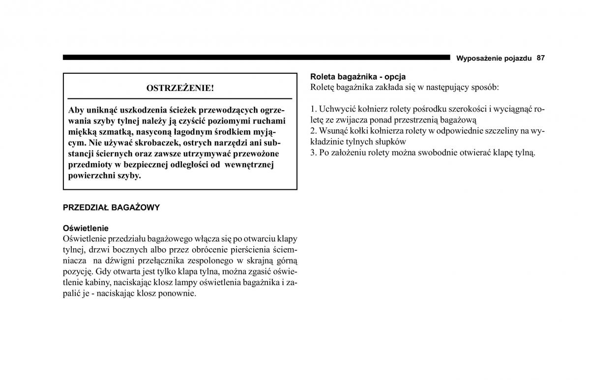 Jeep Cherokee KJ instrukcja obslugi / page 88