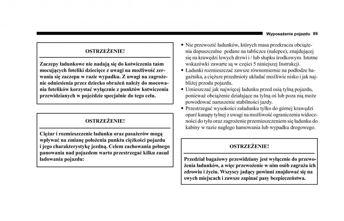 Jeep Cherokee KJ instrukcja obslugi / page 90