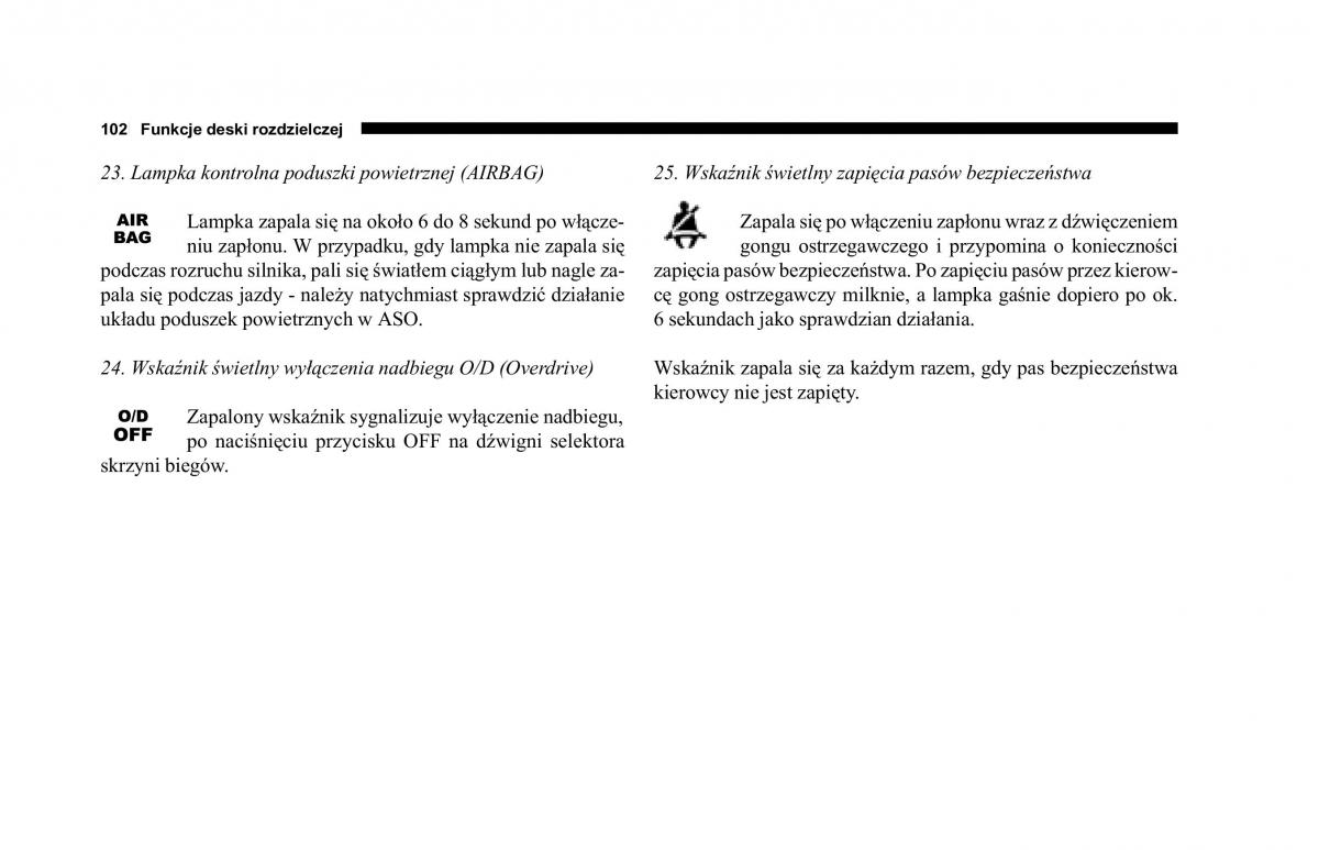 Jeep Cherokee KJ instrukcja obslugi / page 103