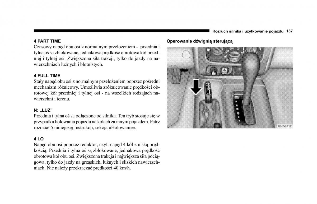 Jeep Cherokee KJ instrukcja obslugi / page 138