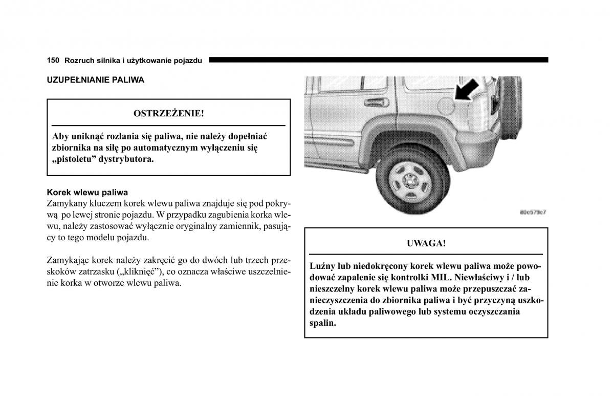 Jeep Cherokee KJ instrukcja obslugi / page 151