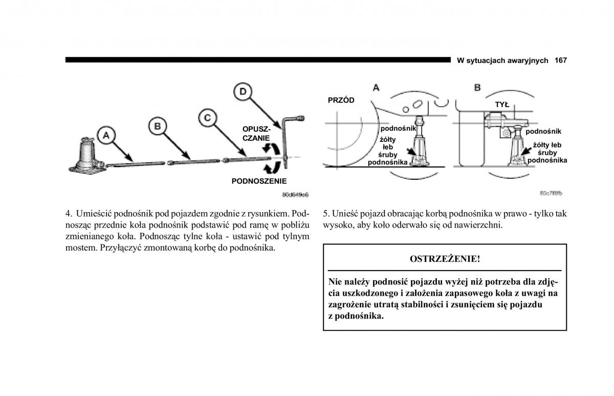 Jeep Cherokee KJ instrukcja obslugi / page 168