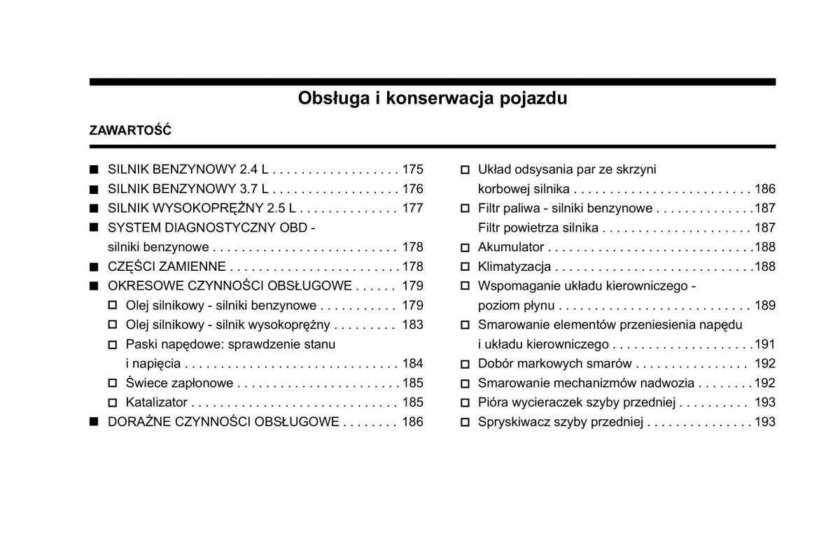 Jeep Cherokee KJ instrukcja obslugi / page 174