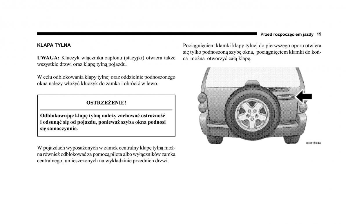 Jeep Cherokee KJ instrukcja obslugi / page 20