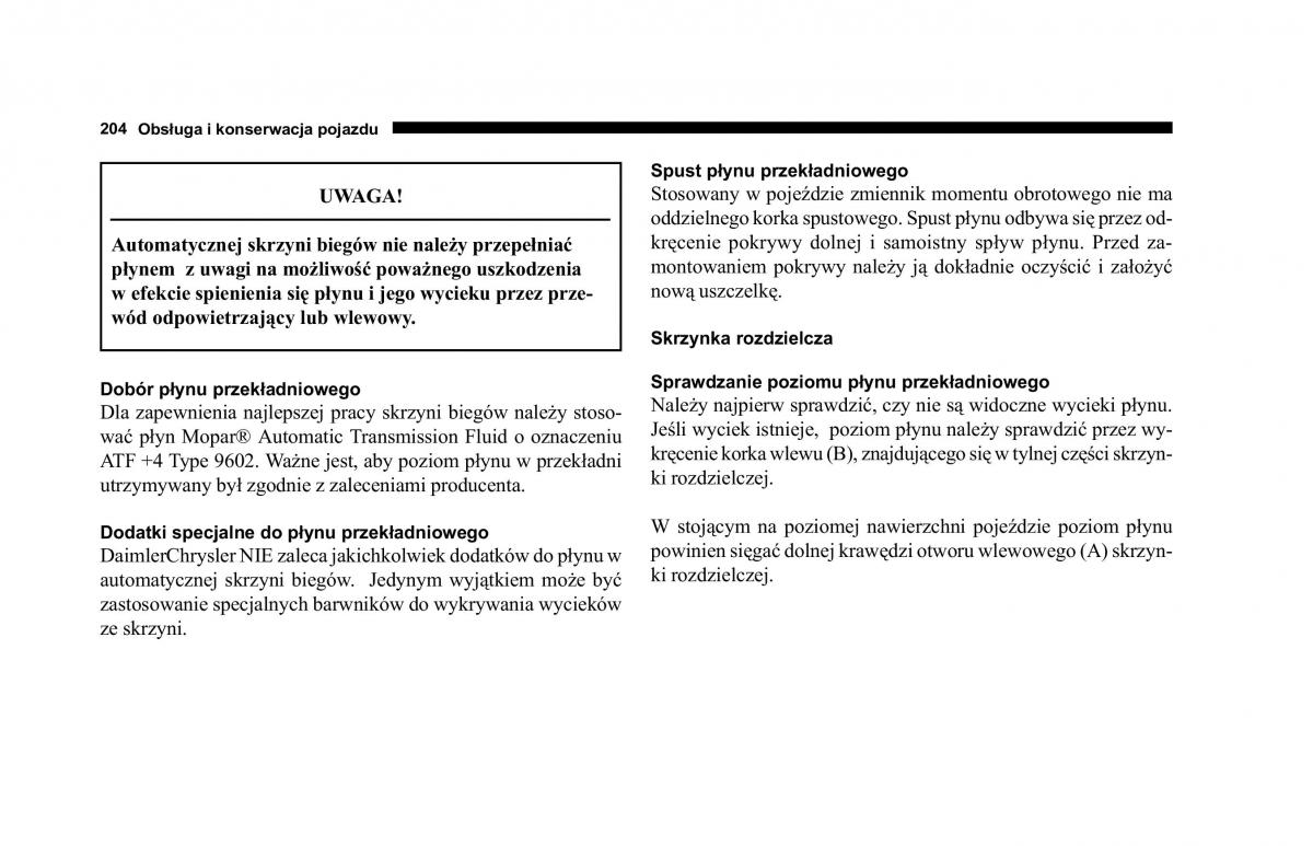 Jeep Cherokee KJ instrukcja obslugi / page 205