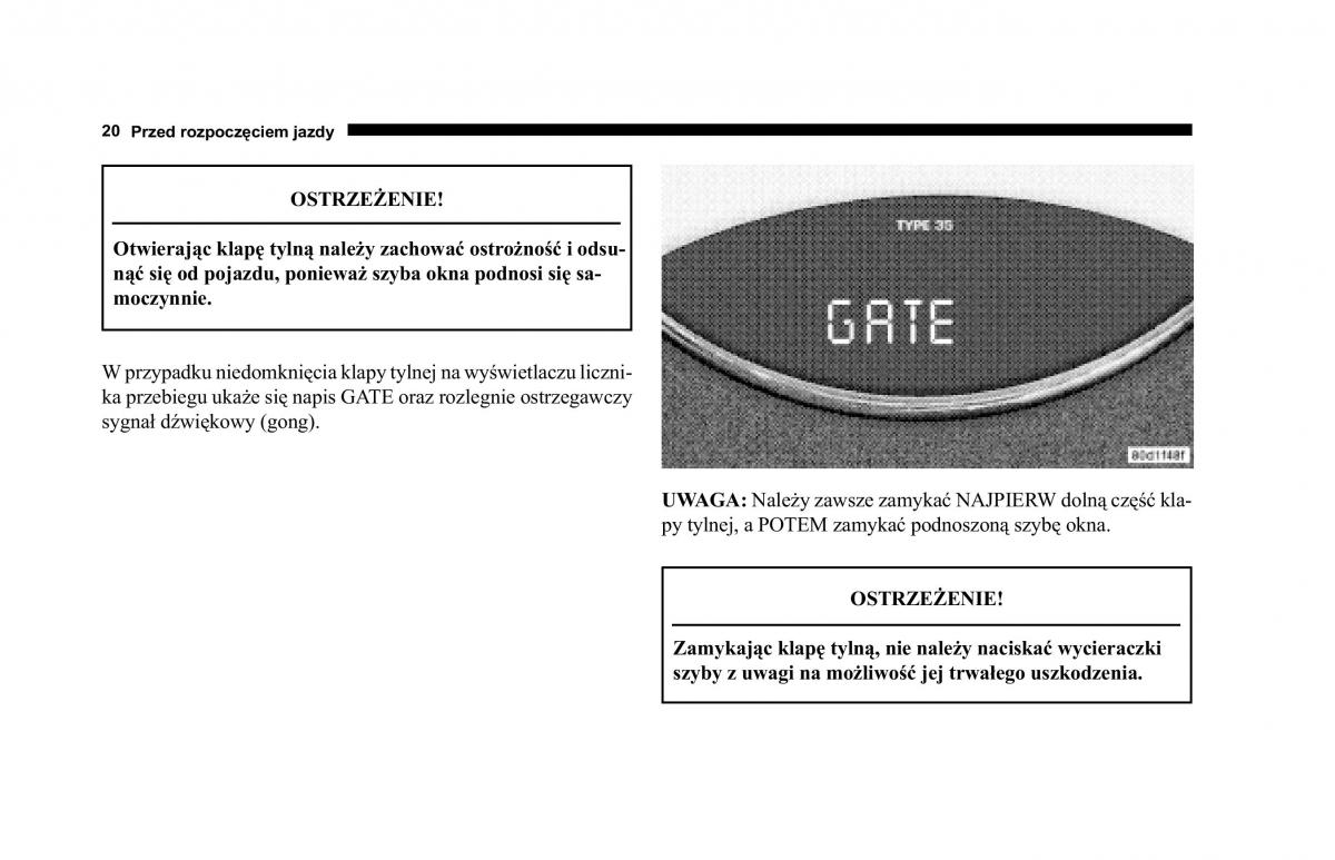 Jeep Cherokee KJ instrukcja obslugi / page 21