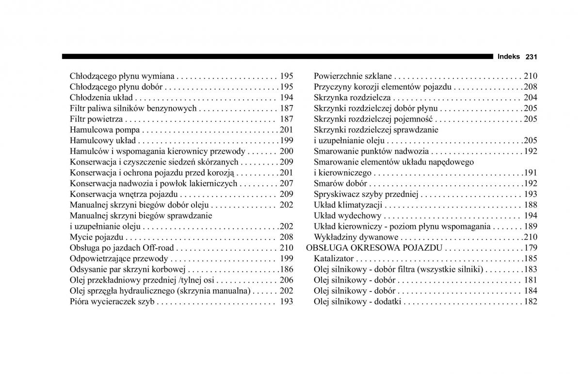 Jeep Cherokee KJ instrukcja obslugi / page 232