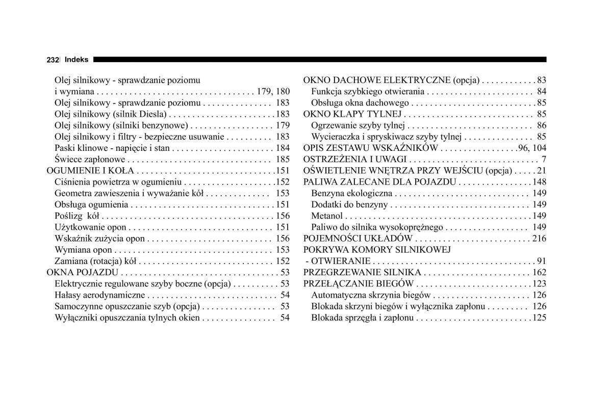 Jeep Cherokee KJ instrukcja obslugi / page 233