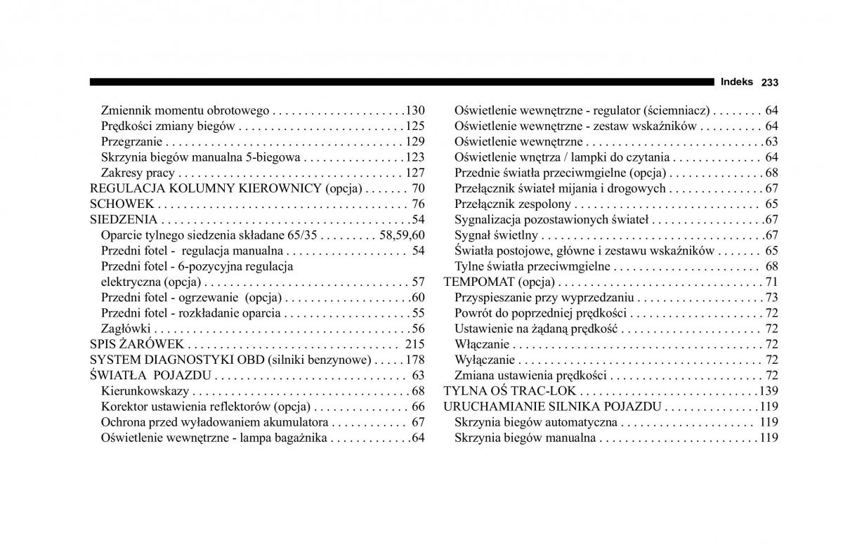 Jeep Cherokee KJ instrukcja obslugi / page 234