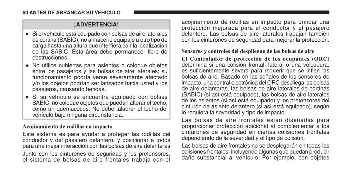 Jeep Cherokee KK manual del propietario / page 61