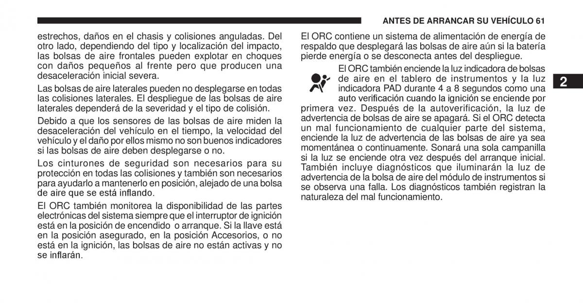 Jeep Cherokee KK manual del propietario / page 62