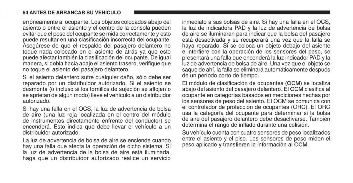 Jeep Cherokee KK manual del propietario / page 65