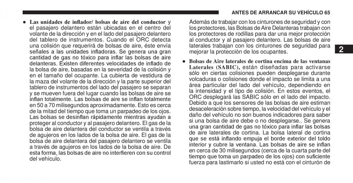 Jeep Cherokee KK manual del propietario / page 66