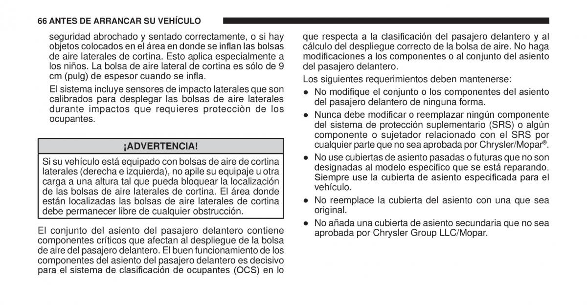 Jeep Cherokee KK manual del propietario / page 67