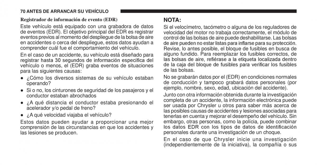 Jeep Cherokee KK manual del propietario / page 71