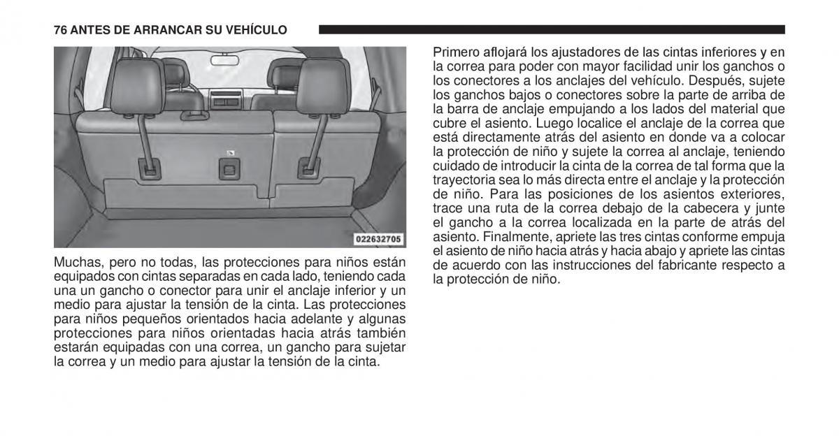 Jeep Cherokee KK manual del propietario / page 77