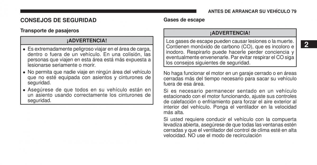 Jeep Cherokee KK manual del propietario / page 80