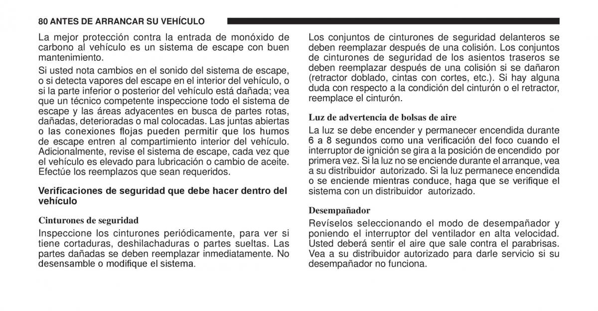 Jeep Cherokee KK manual del propietario / page 81