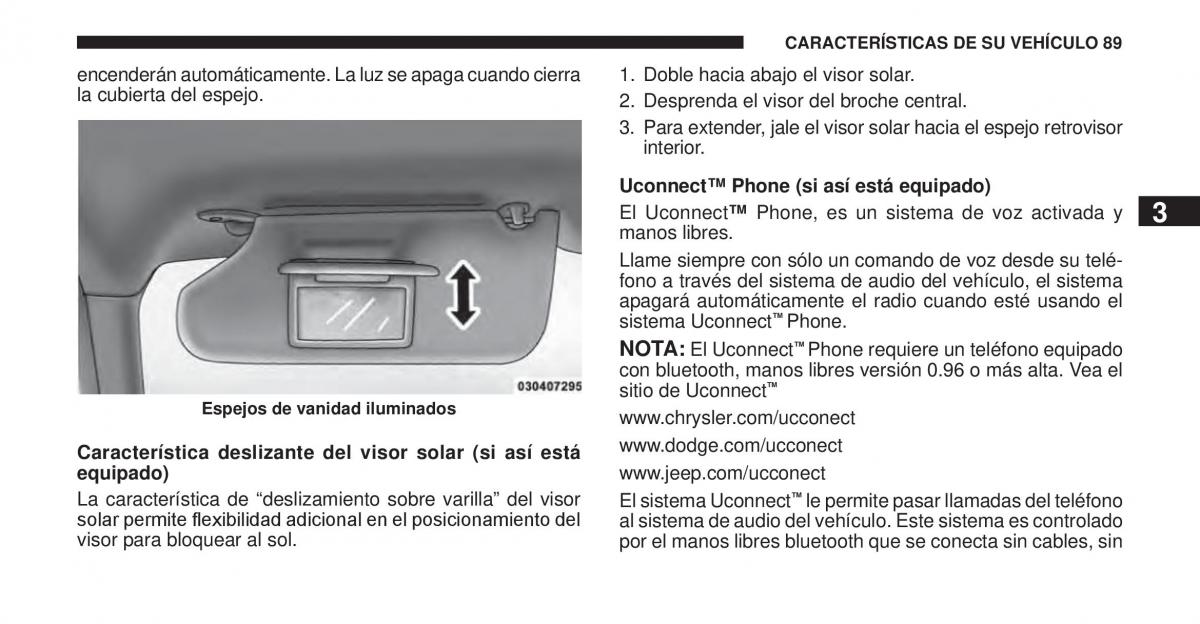 Jeep Cherokee KK manual del propietario / page 90