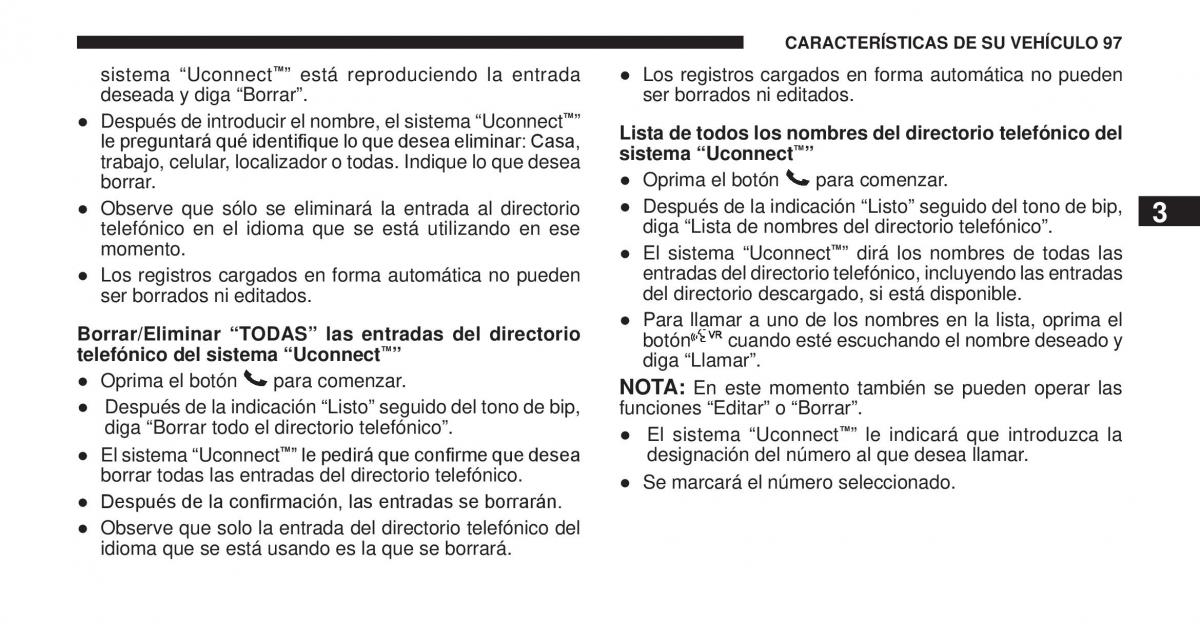 Jeep Cherokee KK manual del propietario / page 98