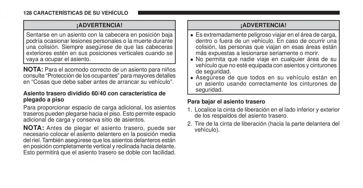 Jeep Cherokee KK manual del propietario / page 129