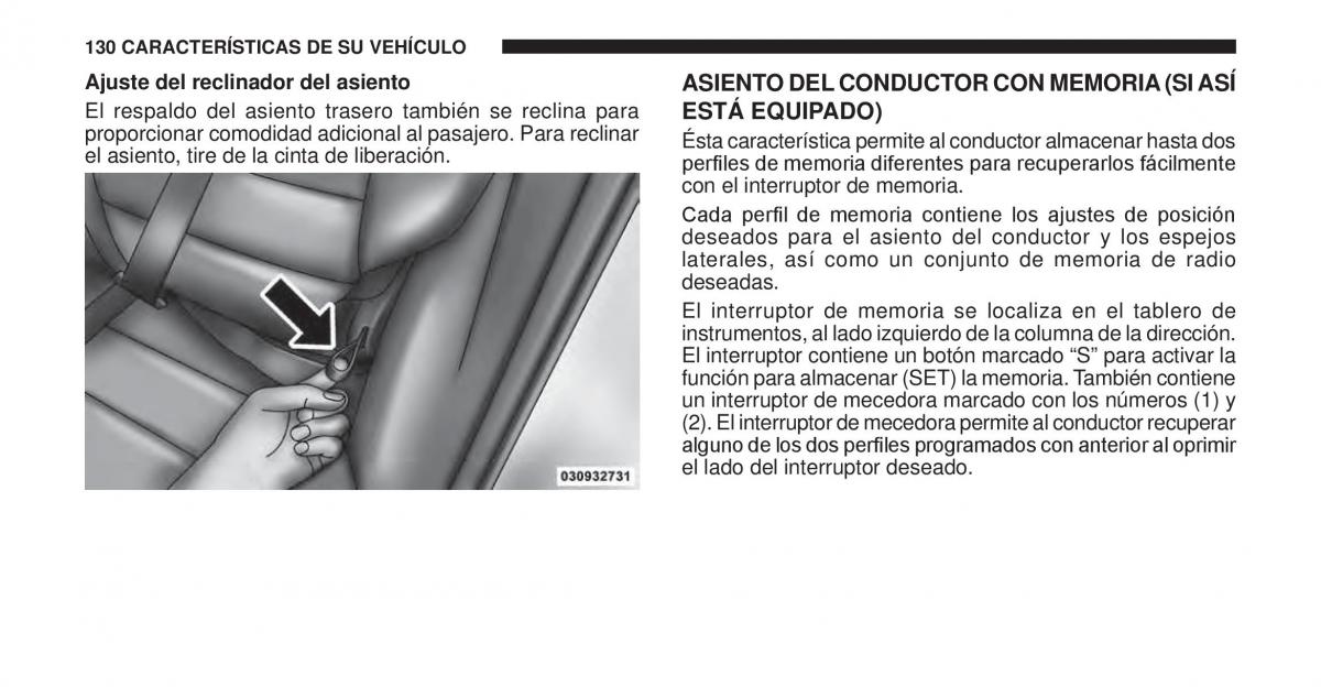 Jeep Cherokee KK manual del propietario / page 131