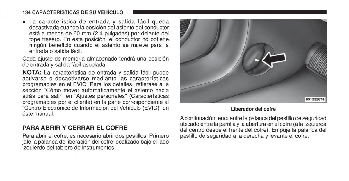 Jeep Cherokee KK manual del propietario / page 135