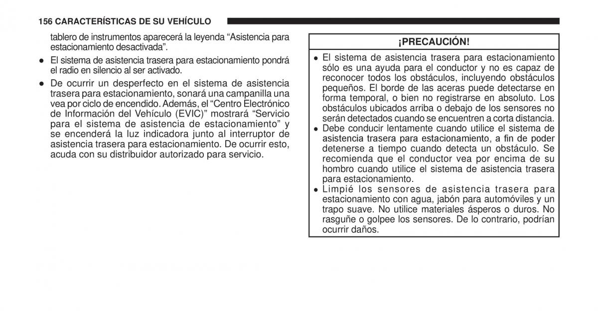 Jeep Cherokee KK manual del propietario / page 157