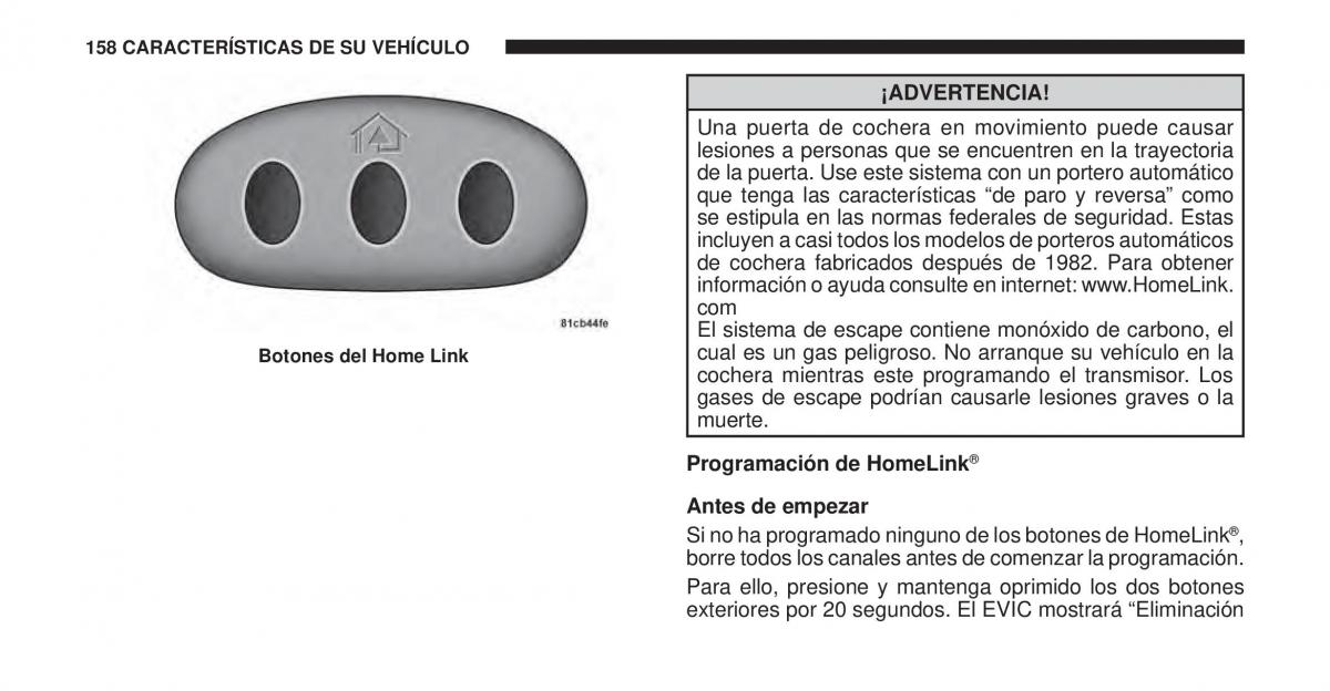 Jeep Cherokee KK manual del propietario / page 159