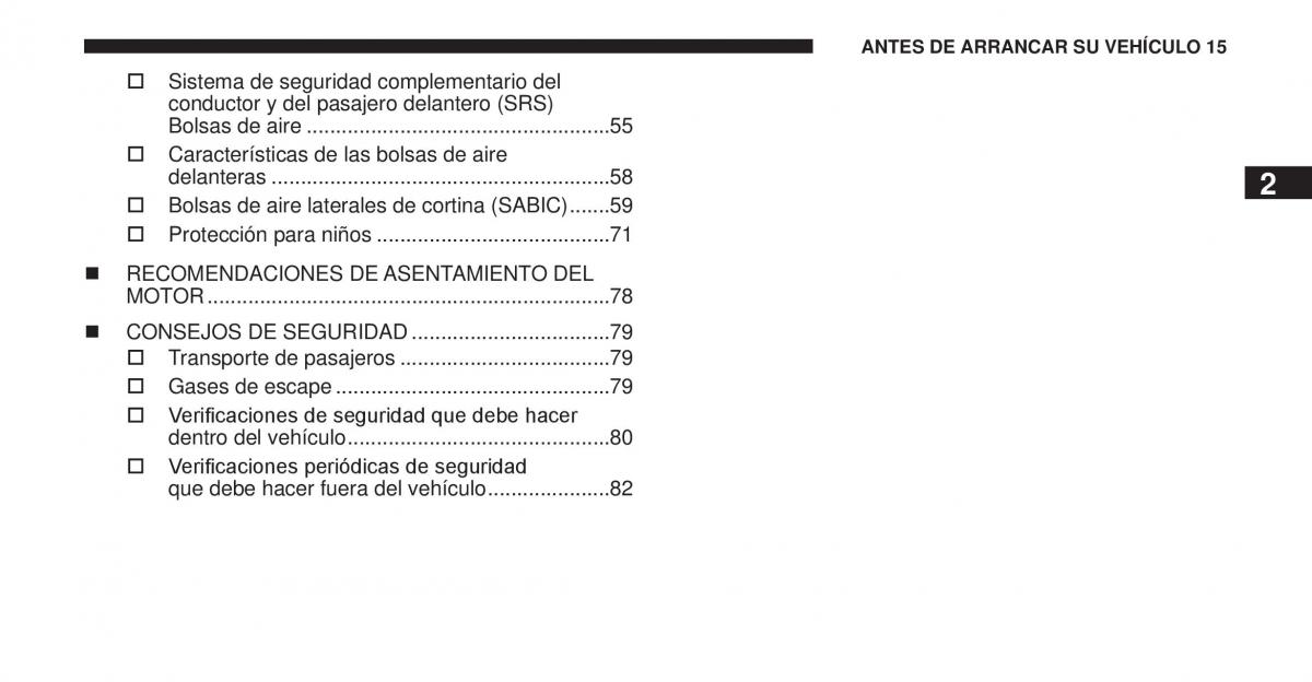 Jeep Cherokee KK manual del propietario / page 16