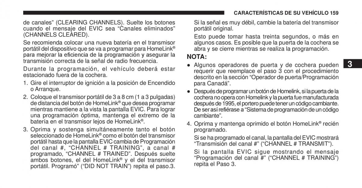 Jeep Cherokee KK manual del propietario / page 160