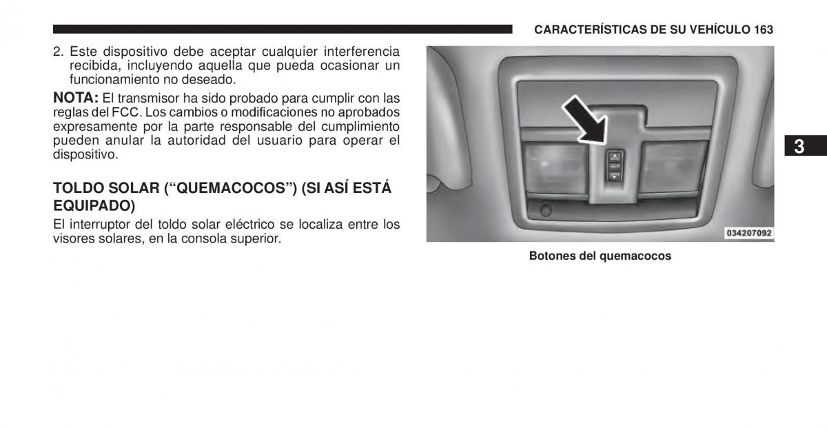 Jeep Cherokee KK manual del propietario / page 164