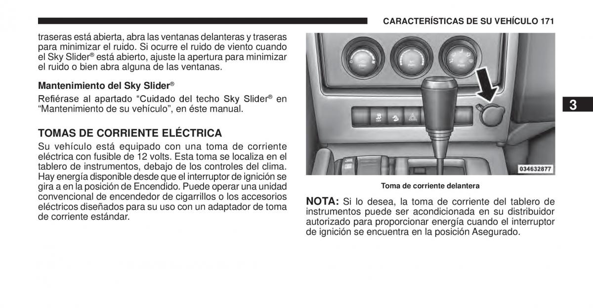 Jeep Cherokee KK manual del propietario / page 172