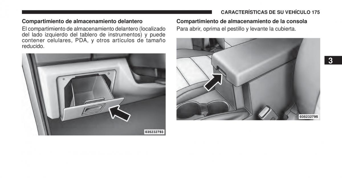 Jeep Cherokee KK manual del propietario / page 176