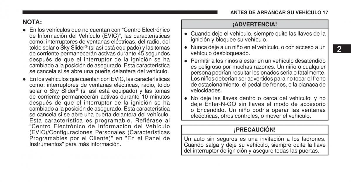 Jeep Cherokee KK manual del propietario / page 18