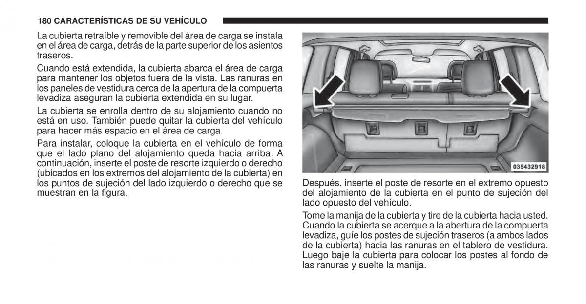 Jeep Cherokee KK manual del propietario / page 181