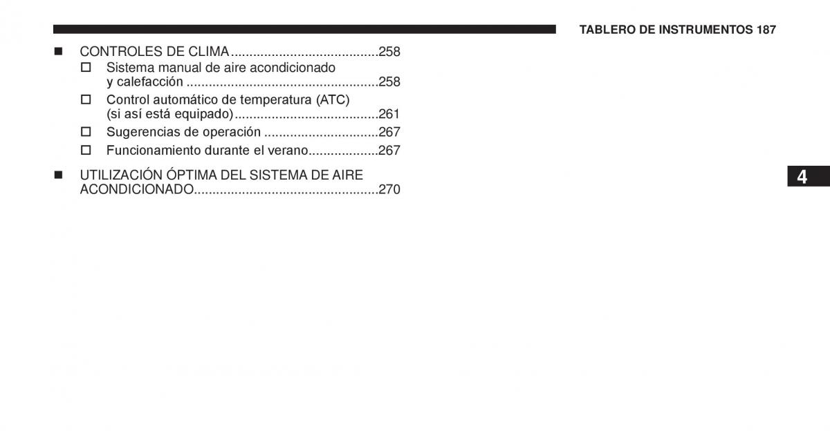 Jeep Cherokee KK manual del propietario / page 188