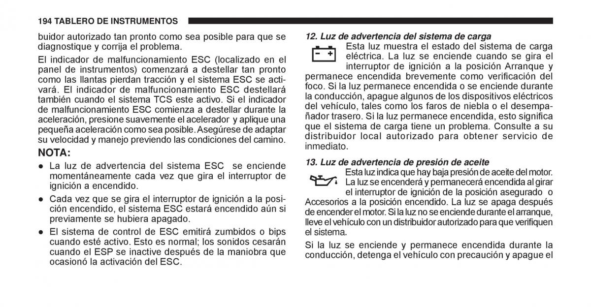 Jeep Cherokee KK manual del propietario / page 195