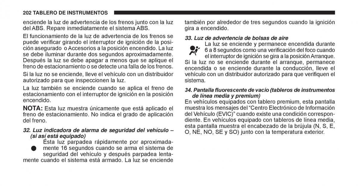 Jeep Cherokee KK manual del propietario / page 203