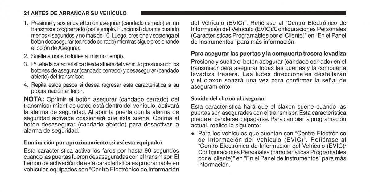 Jeep Cherokee KK manual del propietario / page 25