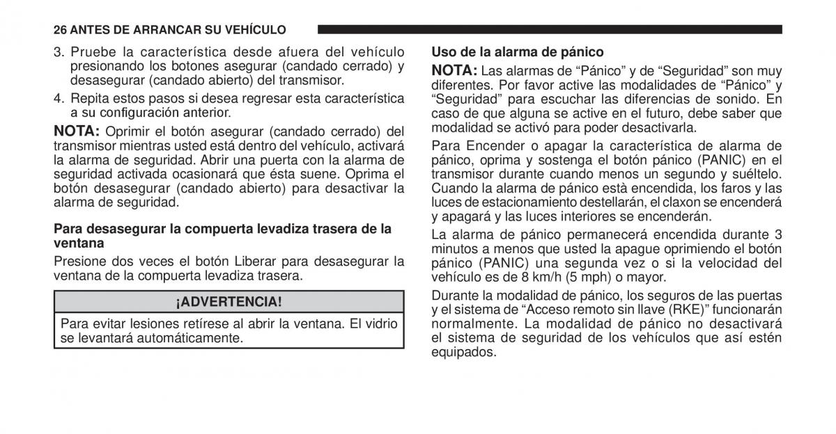 Jeep Cherokee KK manual del propietario / page 27