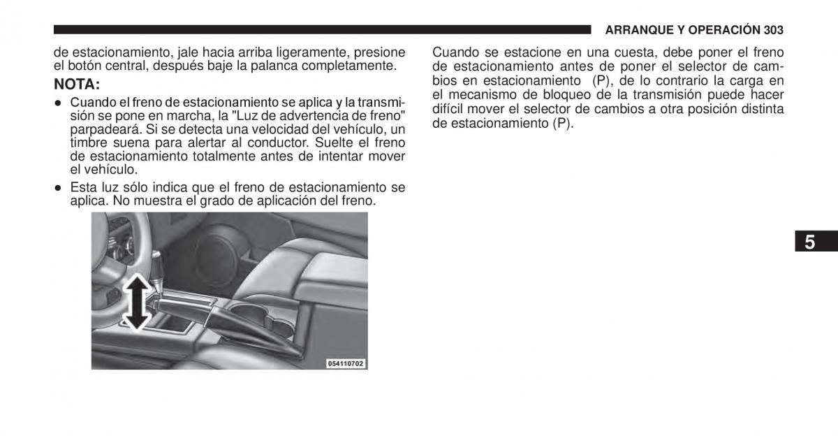 Jeep Cherokee KK manual del propietario / page 304