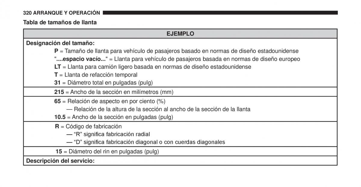 Jeep Cherokee KK manual del propietario / page 321