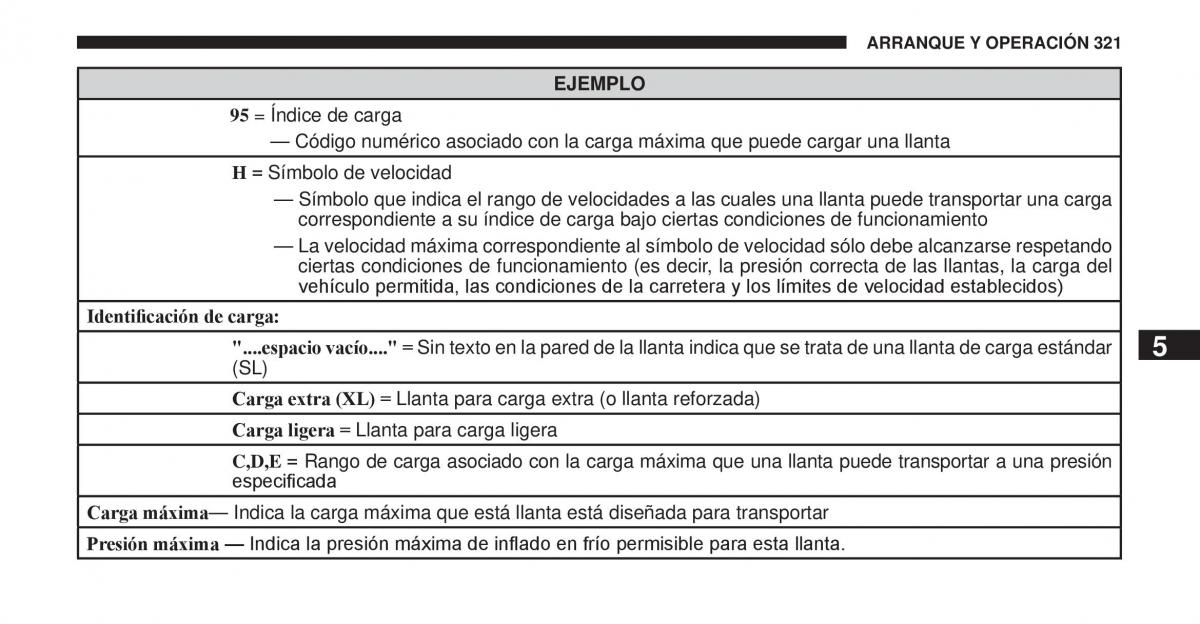 Jeep Cherokee KK manual del propietario / page 322