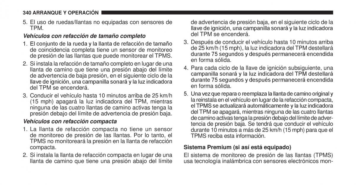 Jeep Cherokee KK manual del propietario / page 341