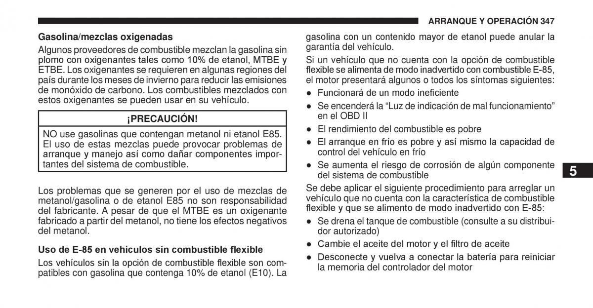 Jeep Cherokee KK manual del propietario / page 348