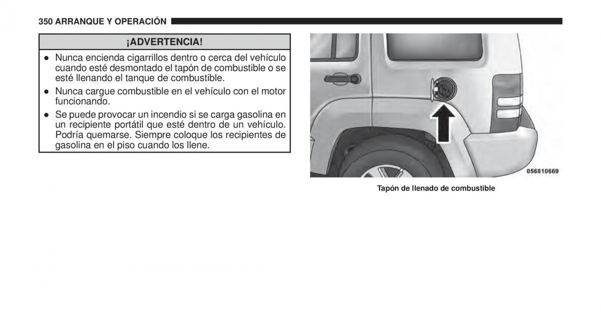 Jeep Cherokee KK manual del propietario / page 351