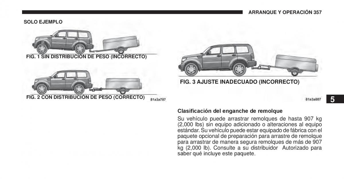 Jeep Cherokee KK manual del propietario / page 358